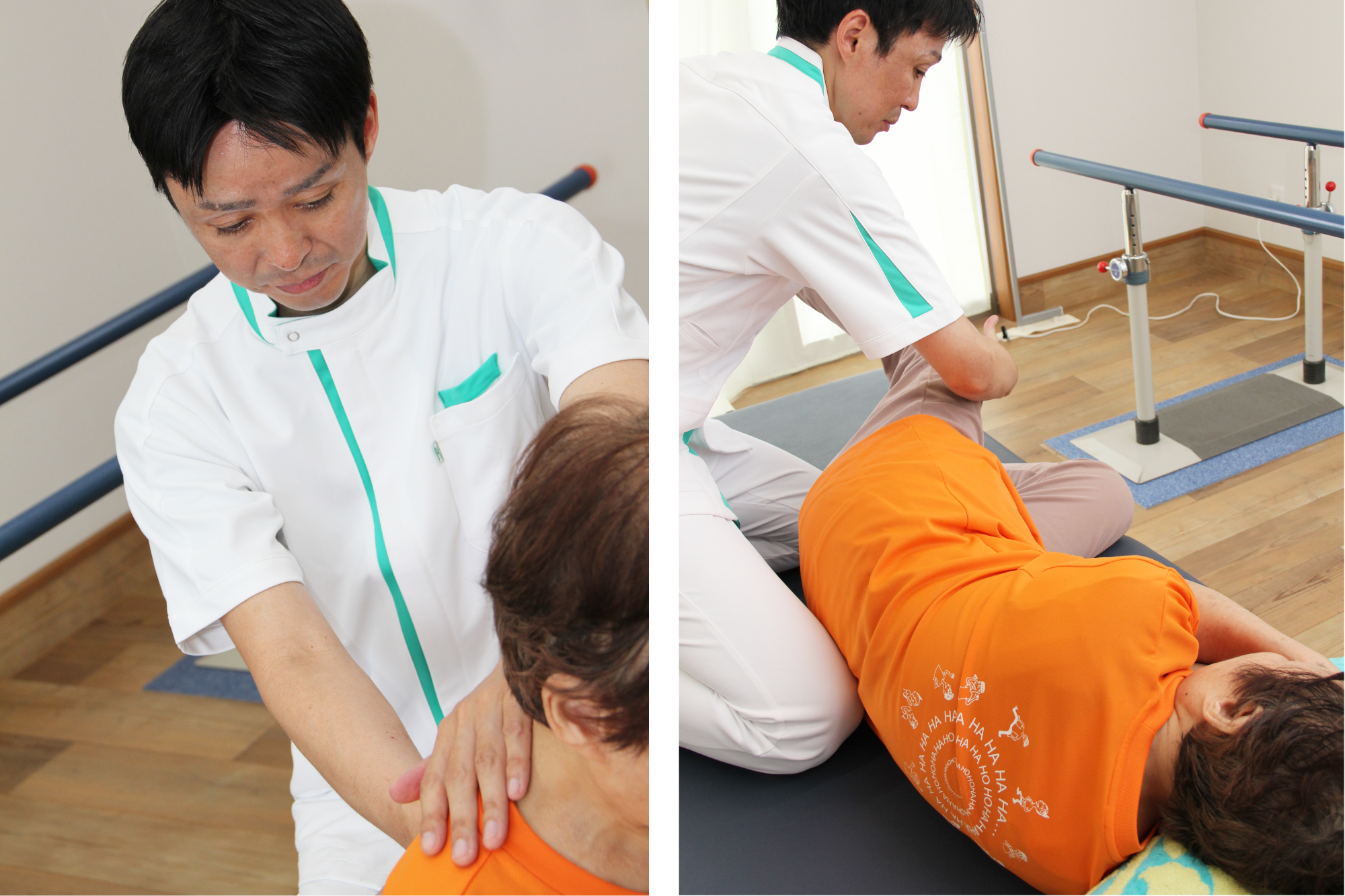 施術の様子